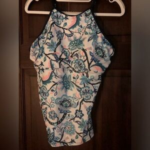 Free Country Tankini Swimsuit - Blue and Pink